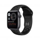  Apple Watch Nike S6 GPS, 44mm asztroszrke alumnium tok, fekete szj