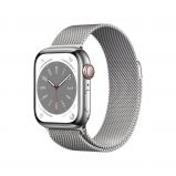  Apple Watch S8 CELL 41mm Silver S.Steel Case/Silver Loop