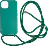 Mobile Origin Lanyard Case iPhone 14 Dark Green