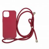 Mobile Origin Lanyard Case iPhone 15 Cherry