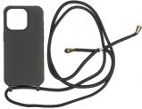 Mobile Origin Lanyard Case iPhone 15 Pro Black