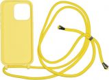 Mobile Origin Lanyard Case iPhone 15 Pro Yellow