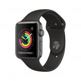  Apple Watch S3 GPS 42mm asztroszrke tok, fekete szj