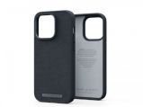 Njord Suede Comfort+ Case iPhone 14 Pro Black