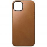 Nomad iPhone 15 Plus Modern Leather Case English Tan
