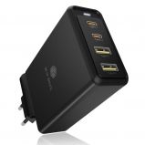 Raidsonic IcyBox IB-PS104-PD 4-port wall charger with Power Delivery 3.0 and GaN support