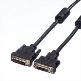  Roline DVI m/m 24+1 5m dual link 2 ferrit kábel