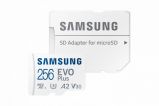 Samsung 256GB microSDXC EVO Plus Class10 U3 A2 V30 + Adapter