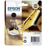 Epson Epson 16 Black eredeti tintapatron (T1621)