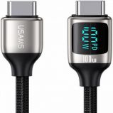 Usams U78 Type-C To Type-C 100W PD Fast Charging & Data Cable 1, 2m Black