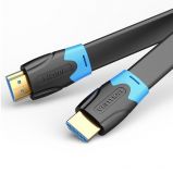 Vention Flat HDMI A male - HDMI A male cable 1, 5m Black