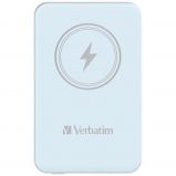 Verbatim Charge 'n' Go Magnetic Wireless 5000mAh PowerBank Blue