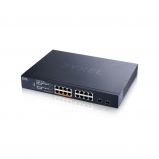 ZyXEL XMG1915-18EP 16-Port Managed L2 2, 5G Ethernet PoE Switch Grey