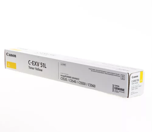Canon C-EXV51L Yellow Eredeti Toner