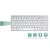 Ewent EW3162 bluetooth billentyűzet White HU