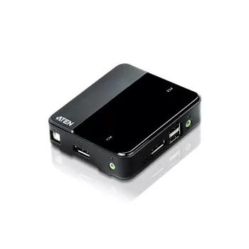   ATEN CS782DP CPU Switch - 2PC USB Displayport 4K*2K Ultra HD+ audio