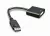 Gembird A-DPM-DVIF-002 DisplayPort to DVI adapter cable Black