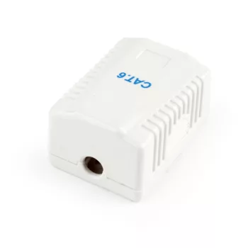 Gembird NCAC-1F6-01 CAT6 FTP single port surface mount box