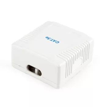 Gembird NCAC-2F5E-01 CAT5E FTP 2-port surface mount box