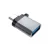 FIXED USB-C - USB-A átalakító, aluminum, szürke
