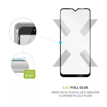   FIXED Protective Üvegfólia teljes kijelzőre Vivo Y11s telefonhoz, Fekete