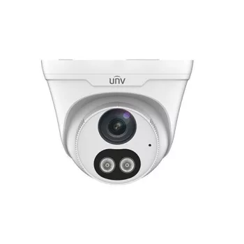   Uniview Easystar 2MP Colorhunter turret dómkamera, 2.8mm fix objektívvel, mikrofonnal és hangszóróval