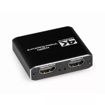 Gembird USB HDMI Grabber 4K pass-through HDMI Black