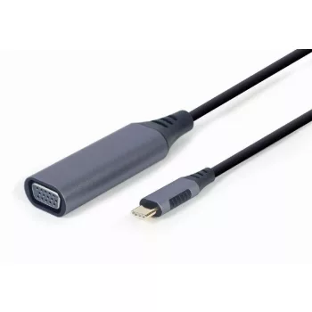   Gembird A-USB3C-VGA-01 USB Type-C to VGA Display Adapter Space Grey