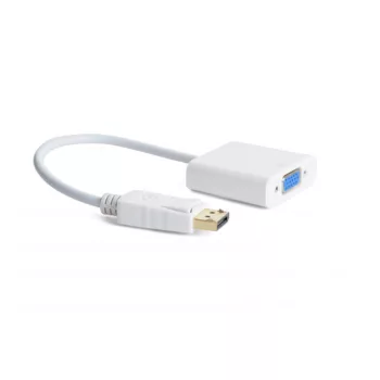 Gembird DisplayPort to VGA M/F adapter 0,2m White
