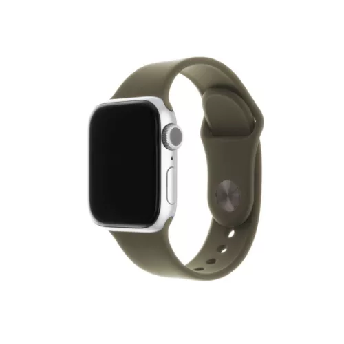 FIXED Szilikon szíj Apple Watch 38/40/41 mm, oliva