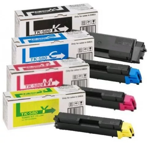 Kyocera TK-580 Yellow Eredeti Toner