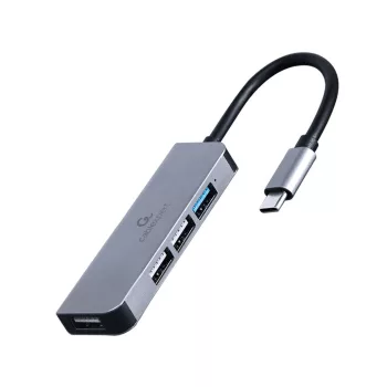   Gembird UHB-CM-U3P1U2P3-01 4-port USB type-C Hub 1 x USB 3.1 + 3 x USB2.0
