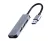 Gembird UHB-U3P1U2P3-01 4-port 1xUSB3.1 + 3xUSB2.0 Aluminium
