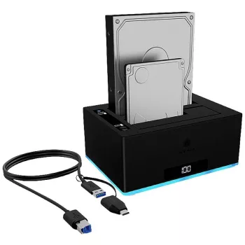   Raidsonic IcyBox IB-127CL-U3 Docking & Clone Station 2,5/3,5" USB3.0 Black