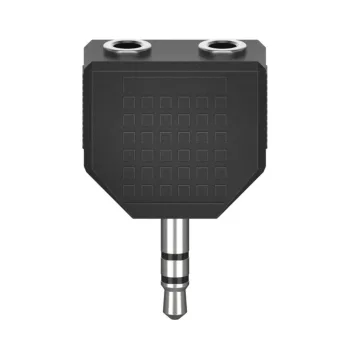 Hama 3,5mm stereo jack elosztó adapter Black