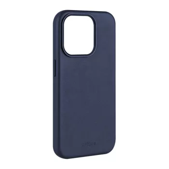   FIXED MagLeather valódi bőrtok, MagSafe támogatással iPhone 15 Pro Max-hoz, kék