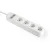 Gembird Smart power strip with USB charger 4 sockets White