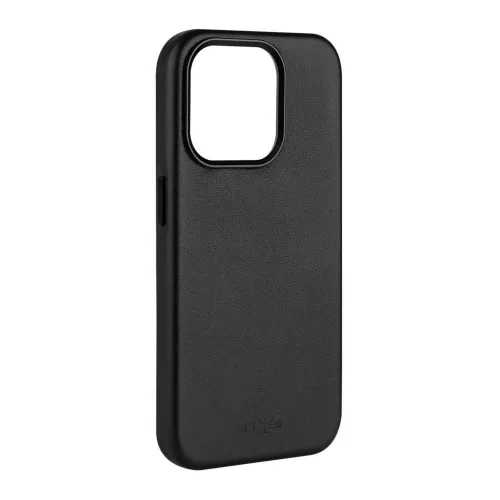 FIXED MagLeather telefontok MagSafe támogatással az Apple iPhone 15 Pro Max készülékhez fekete