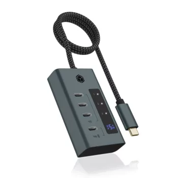   Raidsonic IcyBox IB-HUB1454-C31 4-Port hub with USB 3.2 Gen 2 Type-C interface