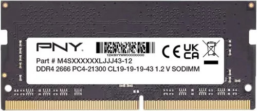 PNY 8GB DDR4 2666MHz SODIMM Black