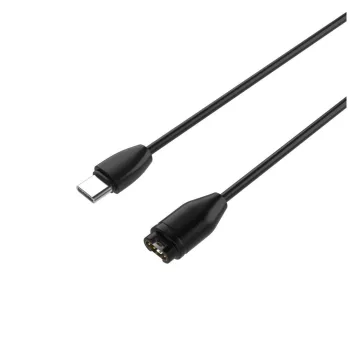  FIXED USB-C töltőkábel Garmin Fenix 5/6/7/7X, Epix, Venu 2/3, Vívoactive 3/4/5 okosórákhoz, fekete