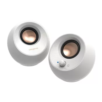   Creative Pebble V3 Minimalistic 2.0 USB-C Speakers with Bluetooth White