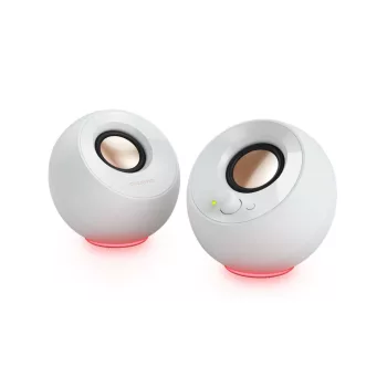   Creative Pebble SE 2.0 USB-C Powered PC Speakers with RGB Lighting White