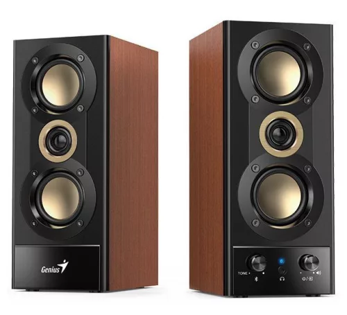 Genius SP-HF800BT Bluetooth Speaker Wood