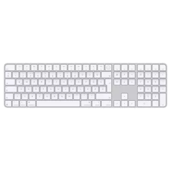   Apple Magic Keyboard (2024) Touch ID and Numeric Keypad Bluetooth Keyboard White HU
