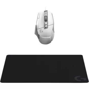 Logitech G502 X Gaming Mouse + G240 Mousepad Set White