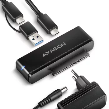   AXAGON ADSA-FPX USB-C 10Gbps Fast Port X adapter for 2,5"/3,5" SSD/HDD