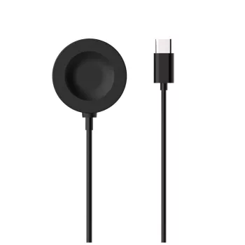   FIXED USB-C töltőkábel Huawei Watch GT 2 Pro/3/3 Pro/4/4 Pro/5/5 Pro okosórához, fekete