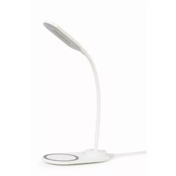   Gembird TA-WPC10-LED-01-MX Desk Lamp with Wireless Charger 10W White