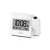 Hama Hvar Projector Alarm Clock Digital Radio-Controlled Alarm Clock Wall or Ceiling Projection White
